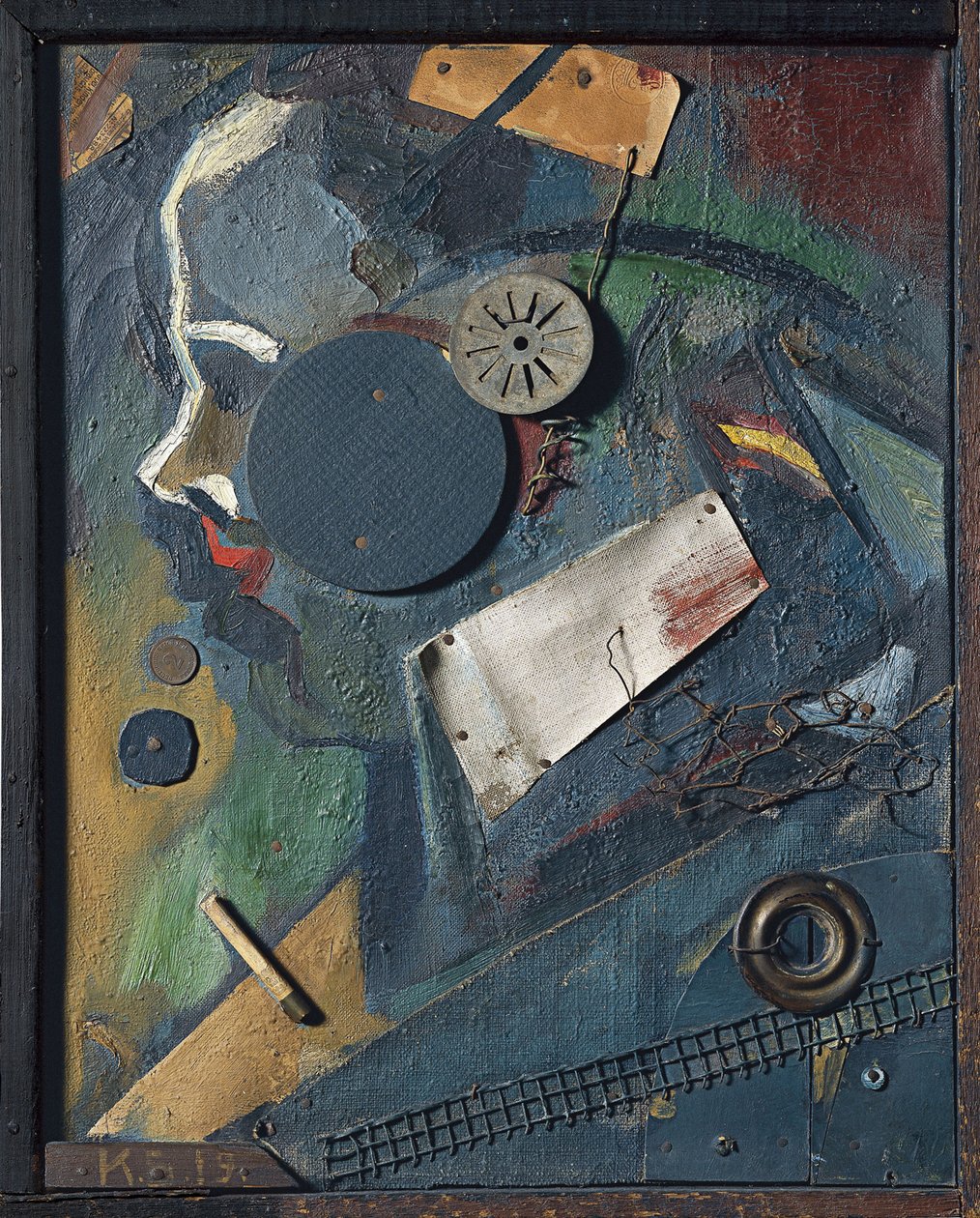 Merzbild 1A Lo Psichiatra, 1919 da Kurt Schwitters