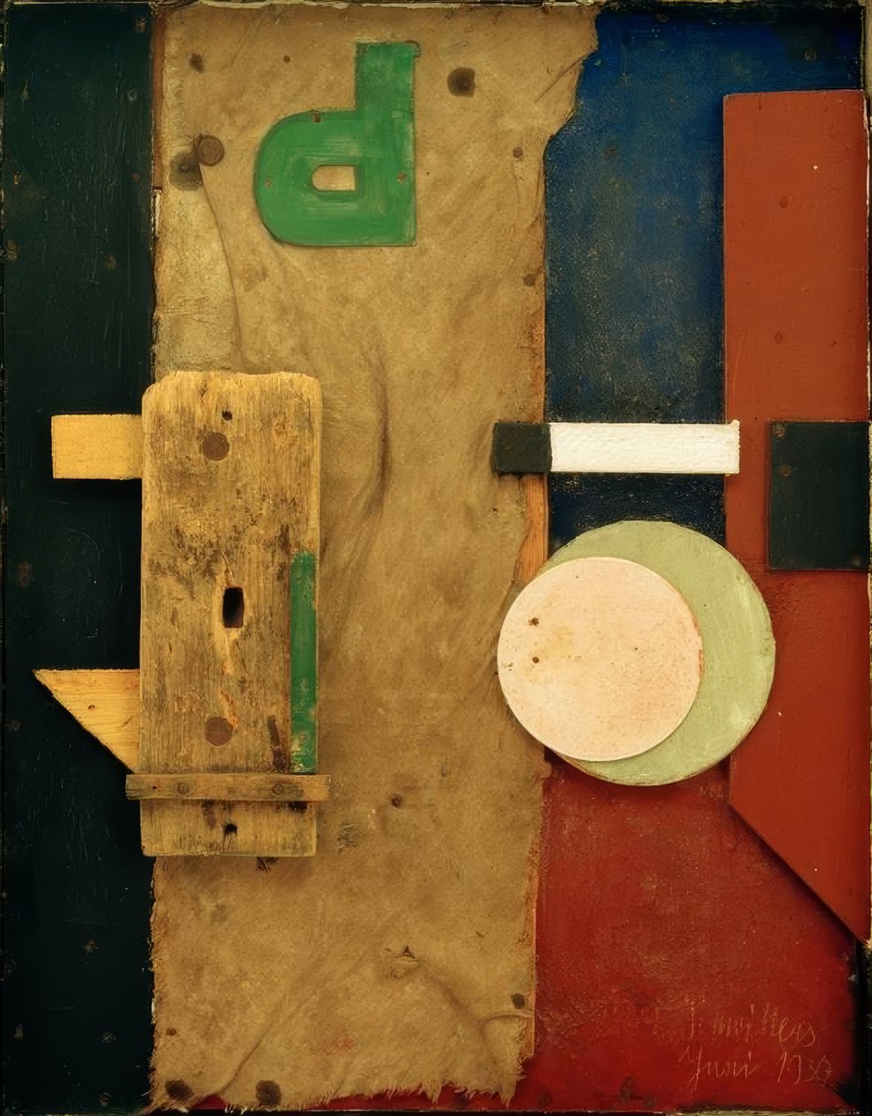 Merzbild P rosa da Kurt Schwitters