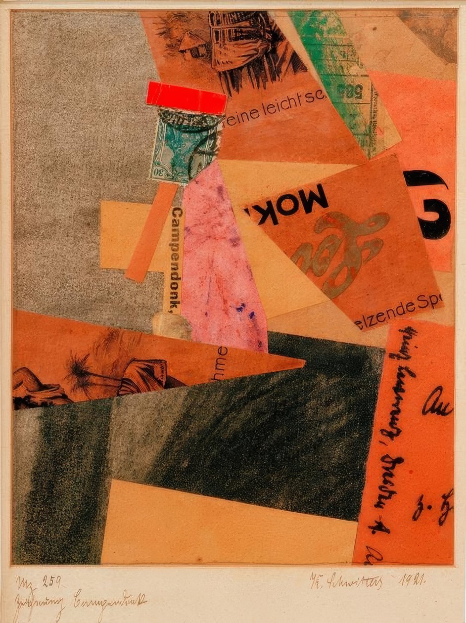 Disegno Campendonk Mz 259 da Kurt Schwitters