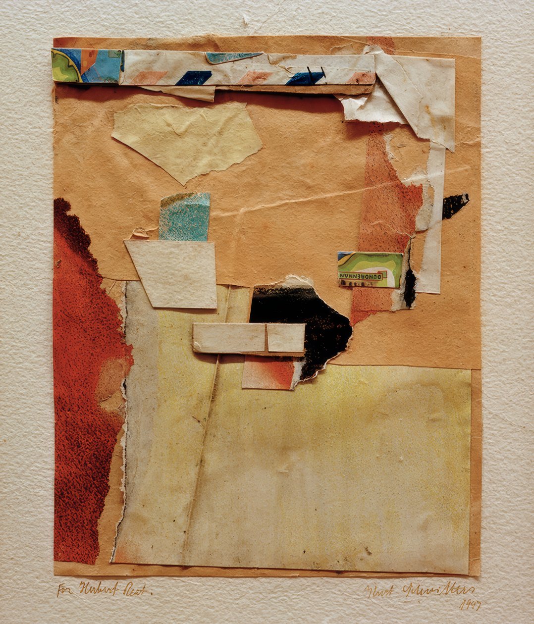 Senza titolo (Per Herbert Read) da Kurt Schwitters