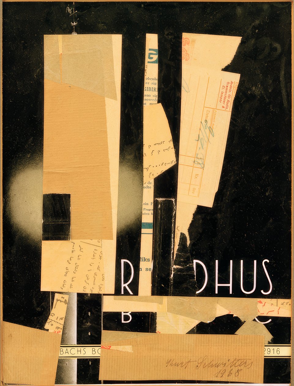 Senza titolo (R DHUS) da Kurt Schwitters