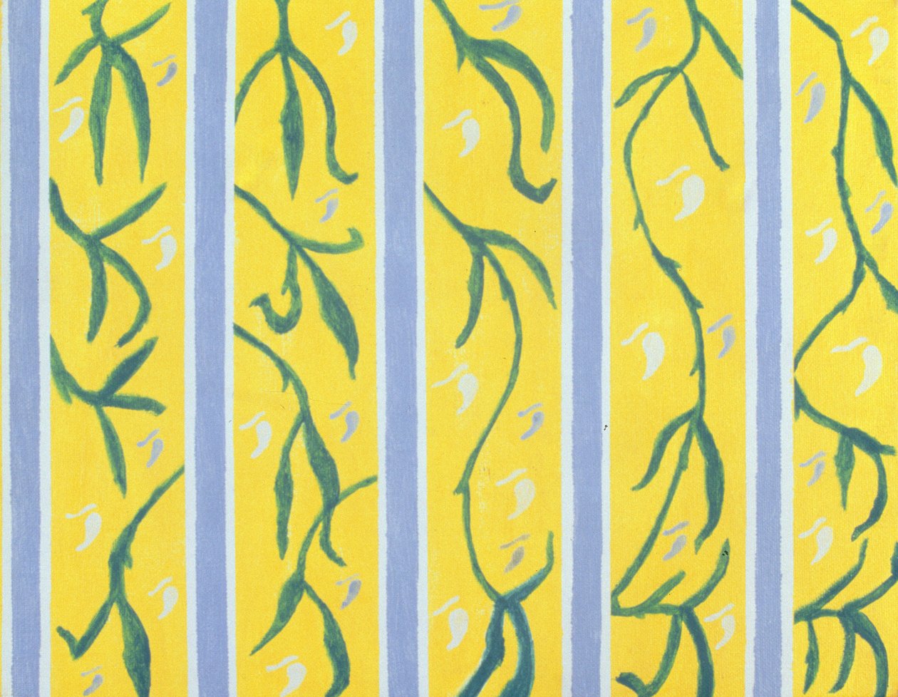 Vite di carta da parati, 2004 (acrilico su tela) da Kurtis L. Miller