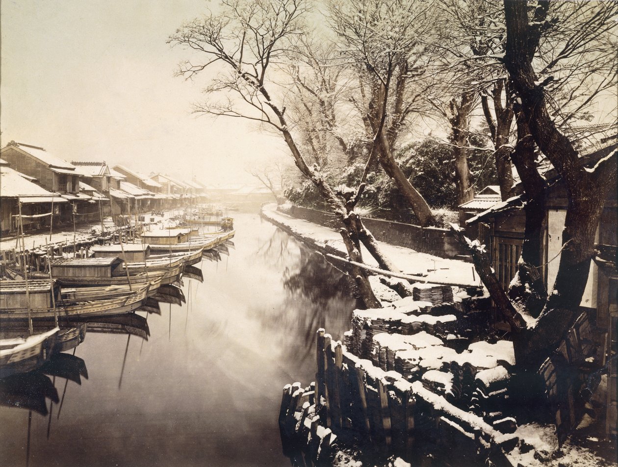 Sanya Bori (dettaglio), c.1880 da Kusakabe Kimbei