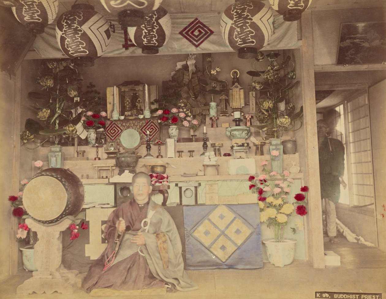 Sacerdote buddista da Kusakabe Kimbei