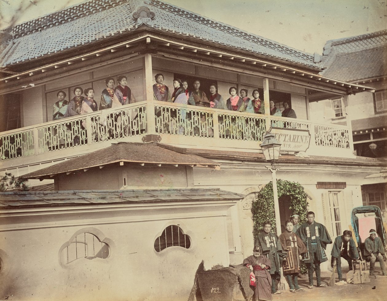 [Casa della Geisha] da Kusakabe Kimbei
