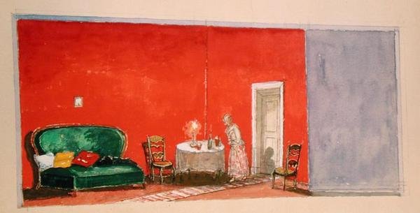 Schizzo dei Fratelli Karamazov di Feodor Dostoevsky, 1927 da Kuzma Sergeevich Petrov Vodkin