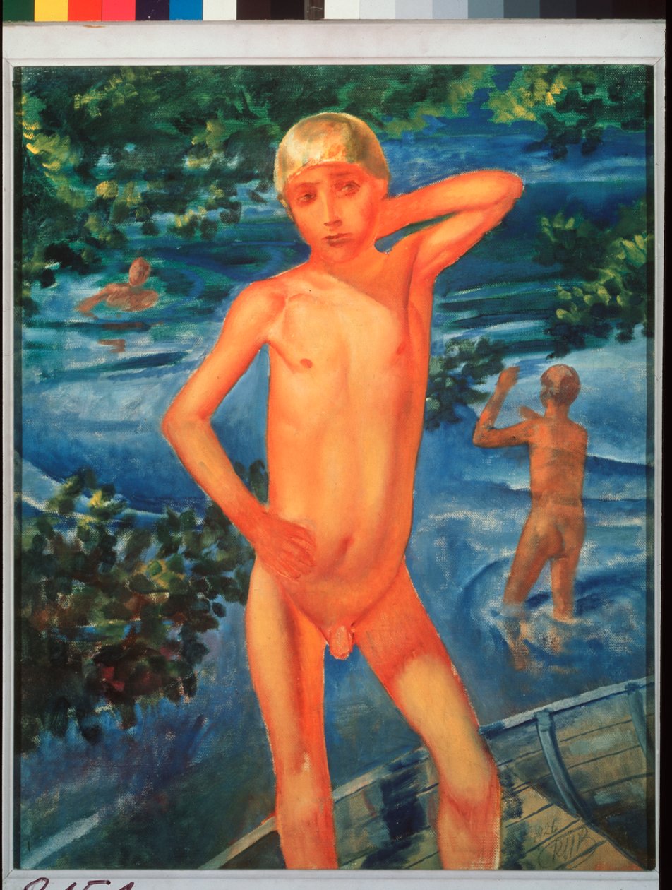 Ragazzi che fanno il bagno da Kuzma Sergeevich Petrov Vodkin
