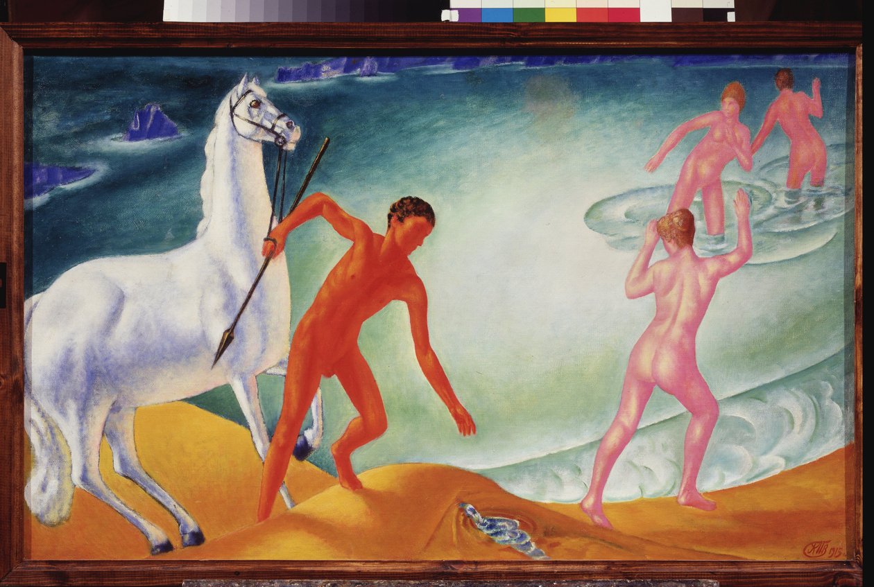 Guerriero assetato da Kuzma Sergeevich Petrov Vodkin