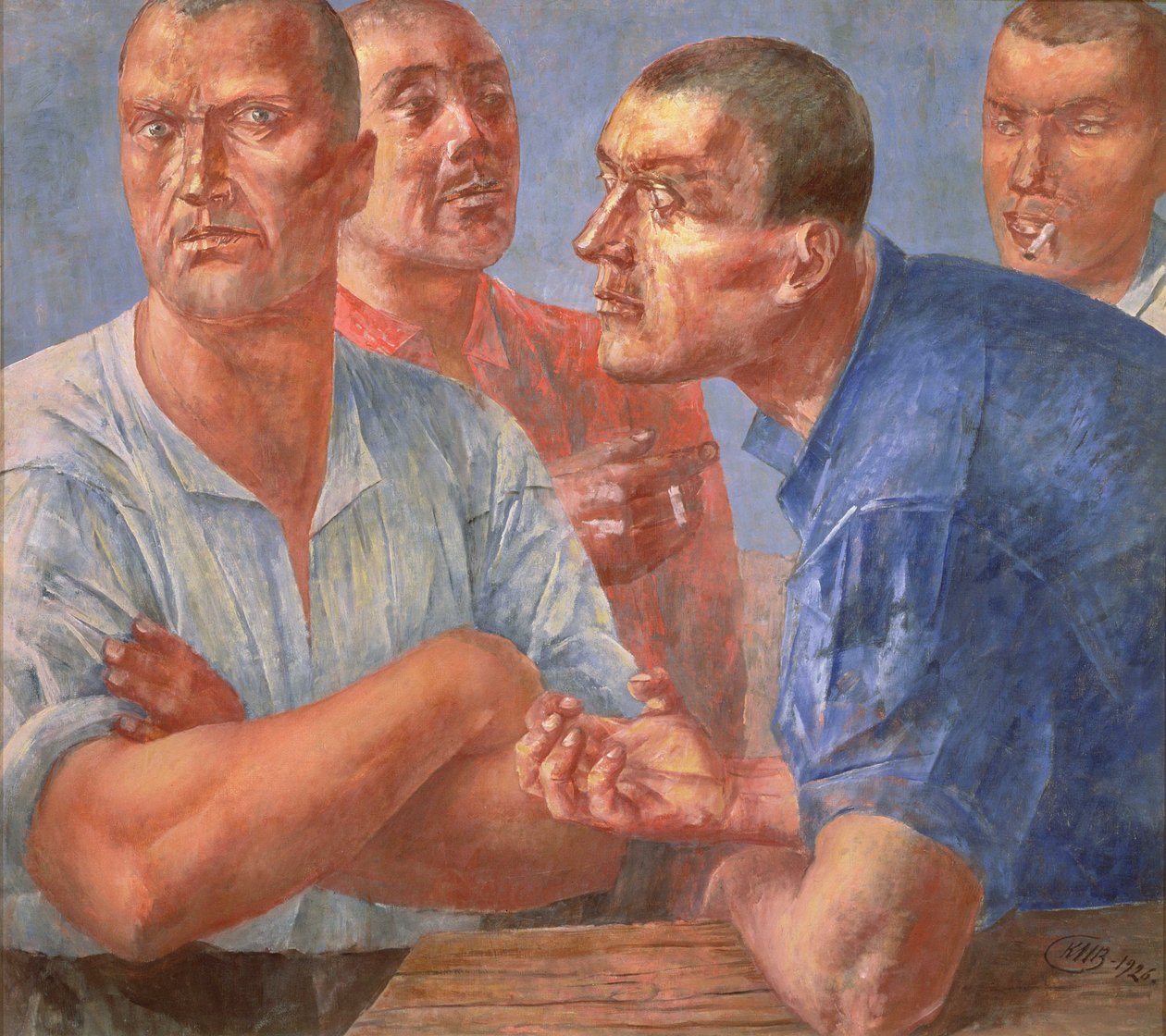 Lavoratori da Kuzma Sergeevich Petrov Vodkin