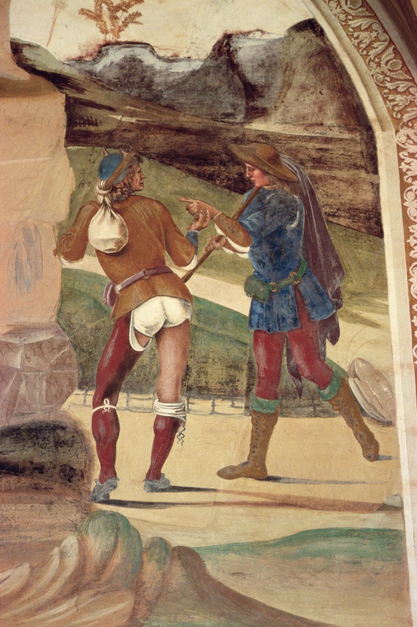 La vita di San Benedetto (dettaglio) da L. and Sodoma, G. Signorelli