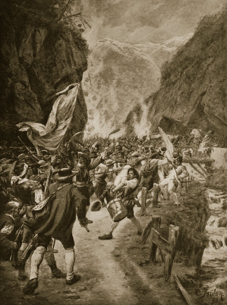 La rivolta dei tirolesi, 1809 da L. Jordan