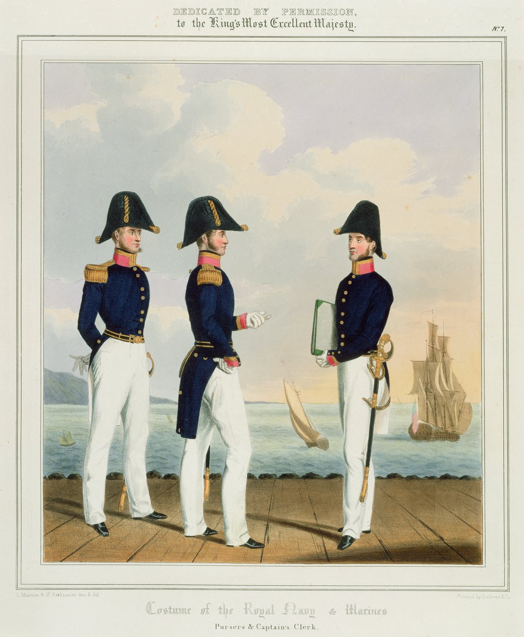Commissari e segretario del capitano, tavola 7 da 
