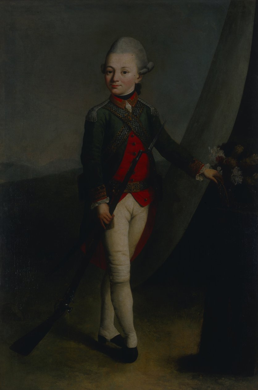 Ritratto di Pyotr Alexeyevich Turchaninov 1769-1815, 1777 da L.S. Stanishchevsky