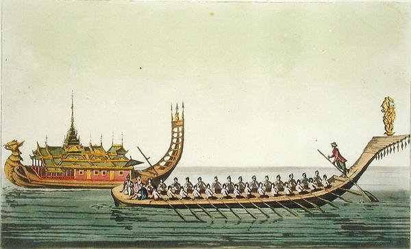 Navi birmane, illustrazione da 