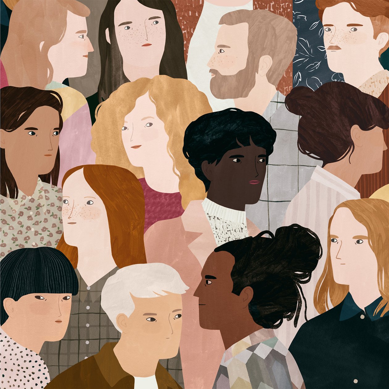 Facce amiche, 2020 da Léa Le Pivert