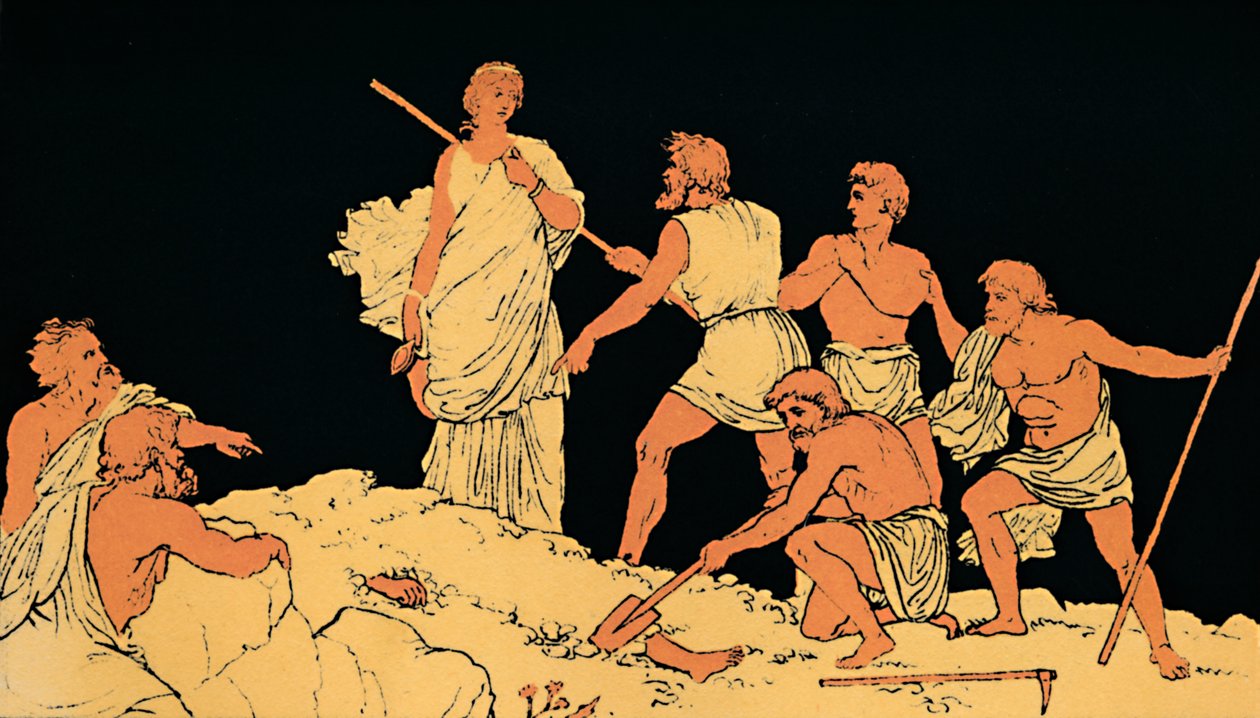 Antigone e il corpo di Polinice da Lachmann
