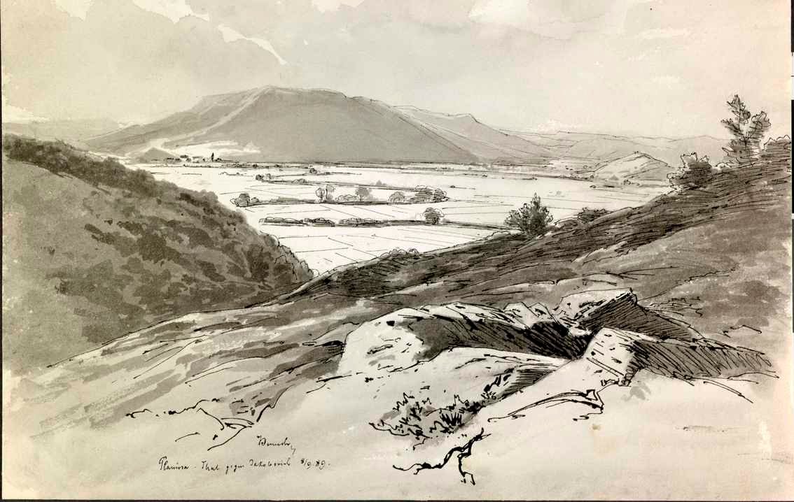 Campo di Planina dalla diga della ferrovia meridionale da Ladislav Benesch