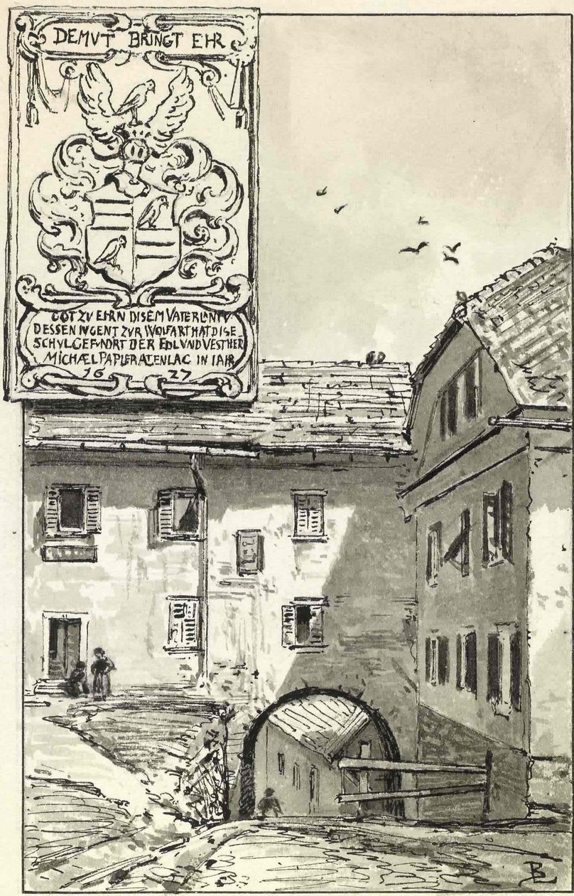 Vecchia scuola a Skofja Loka da Ladislav Benesch