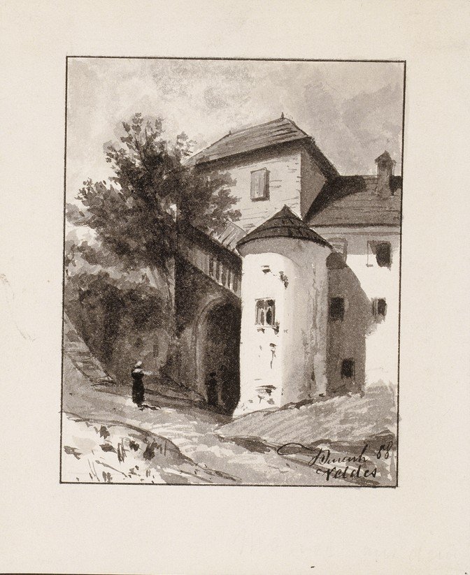 Ingresso al castello di Bled da Ladislav Benesch