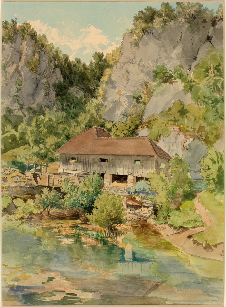 Mocilnik, la sorgente della Ljubljanica da Ladislav Benesch