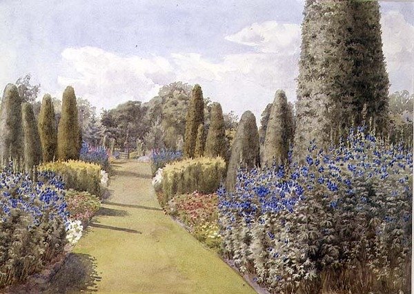 Il bordo erbaceo da Lady Alice Willoughby