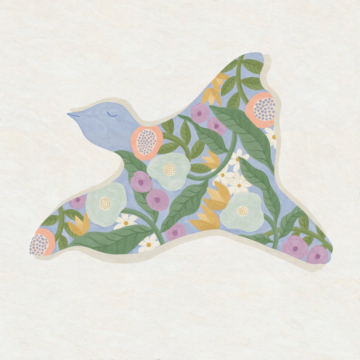 Fioriture Primaverili Uccello, 2023 da Lady Ann de Borja