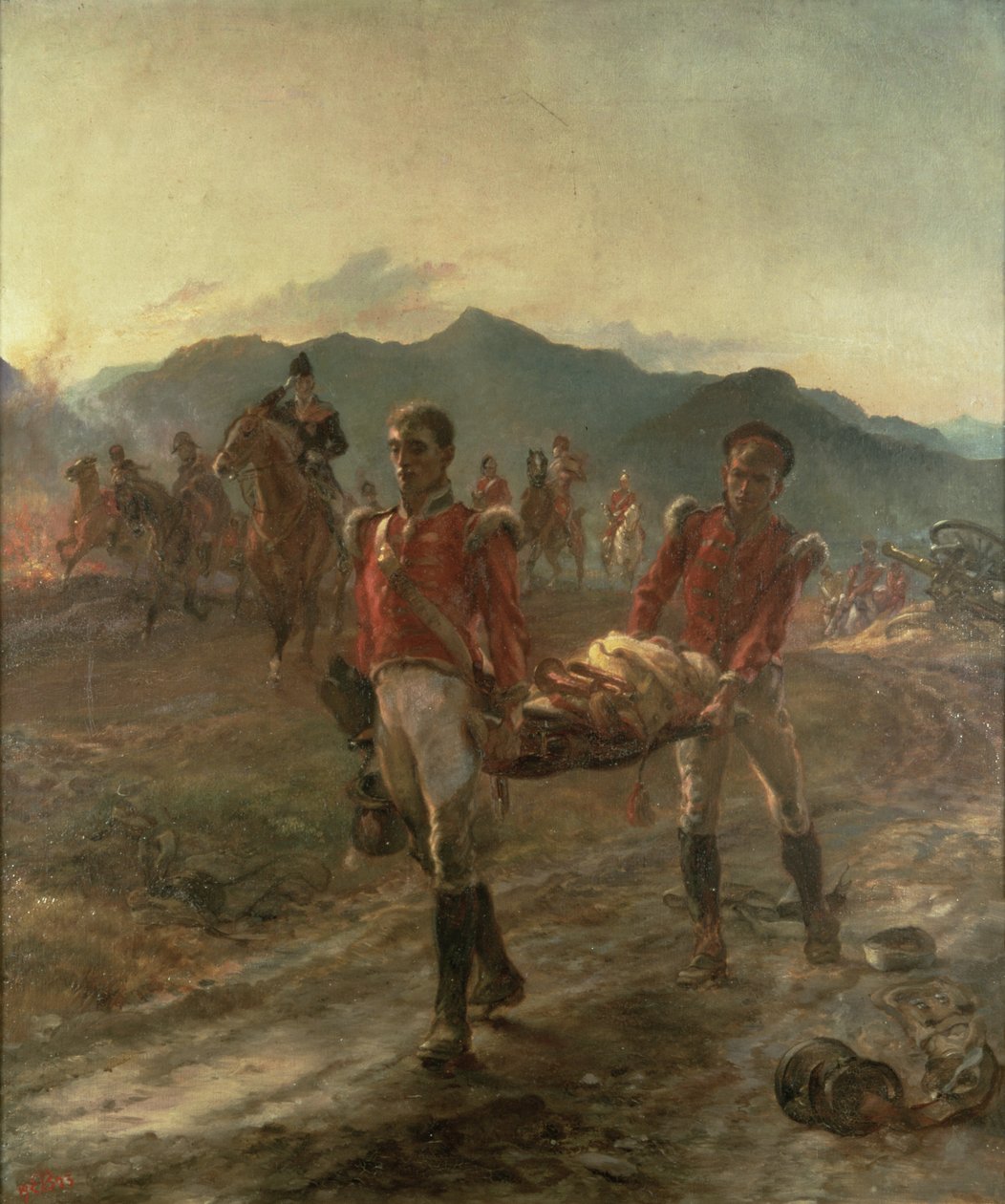 La mattina dopo la battaglia di Talavera (1809) da Lady Butler