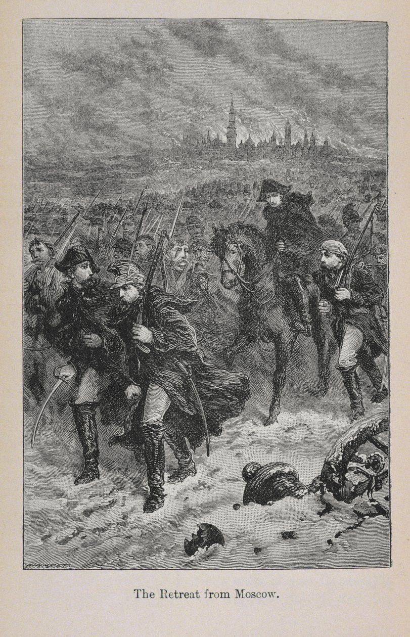 Ritirata da Mosca, illustrazione da 