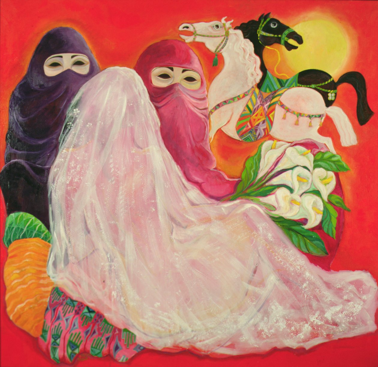 Sposa del deserto da Laila (Contemporary Artist) Shawa