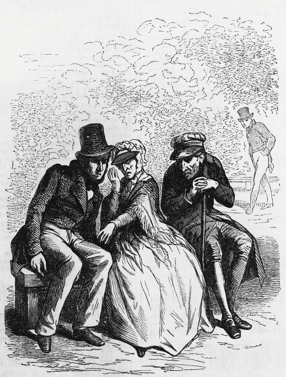 Illustrazione per Il padre Goriot, romanzo di Honoré de Balzac (1799-1850) dalla collezione in più volumi intitolata Commedia umana, incisione di Laisne da Laisne Laisne