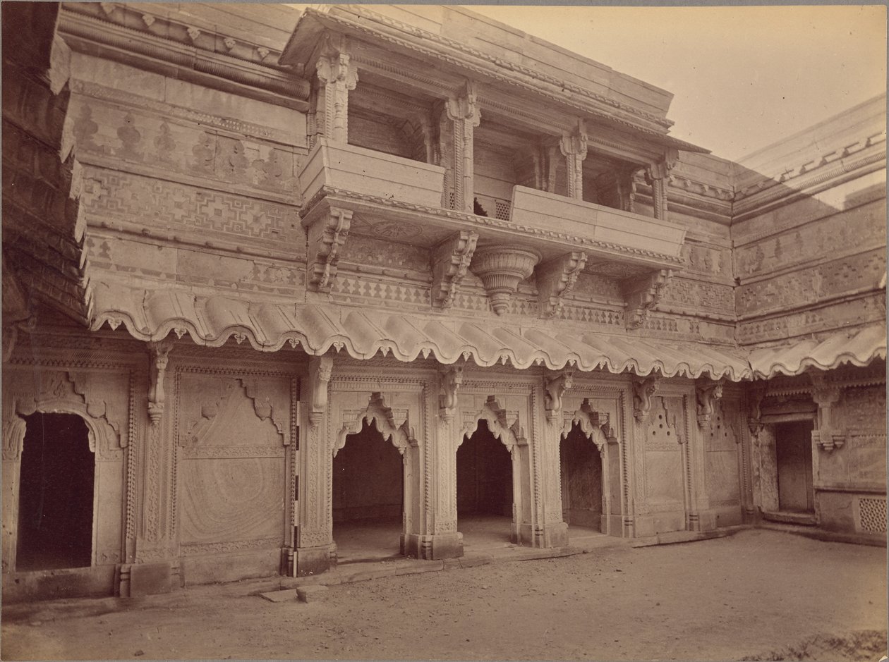 Interno del Man Mandir, Gwalior da Lala Deen Dayal