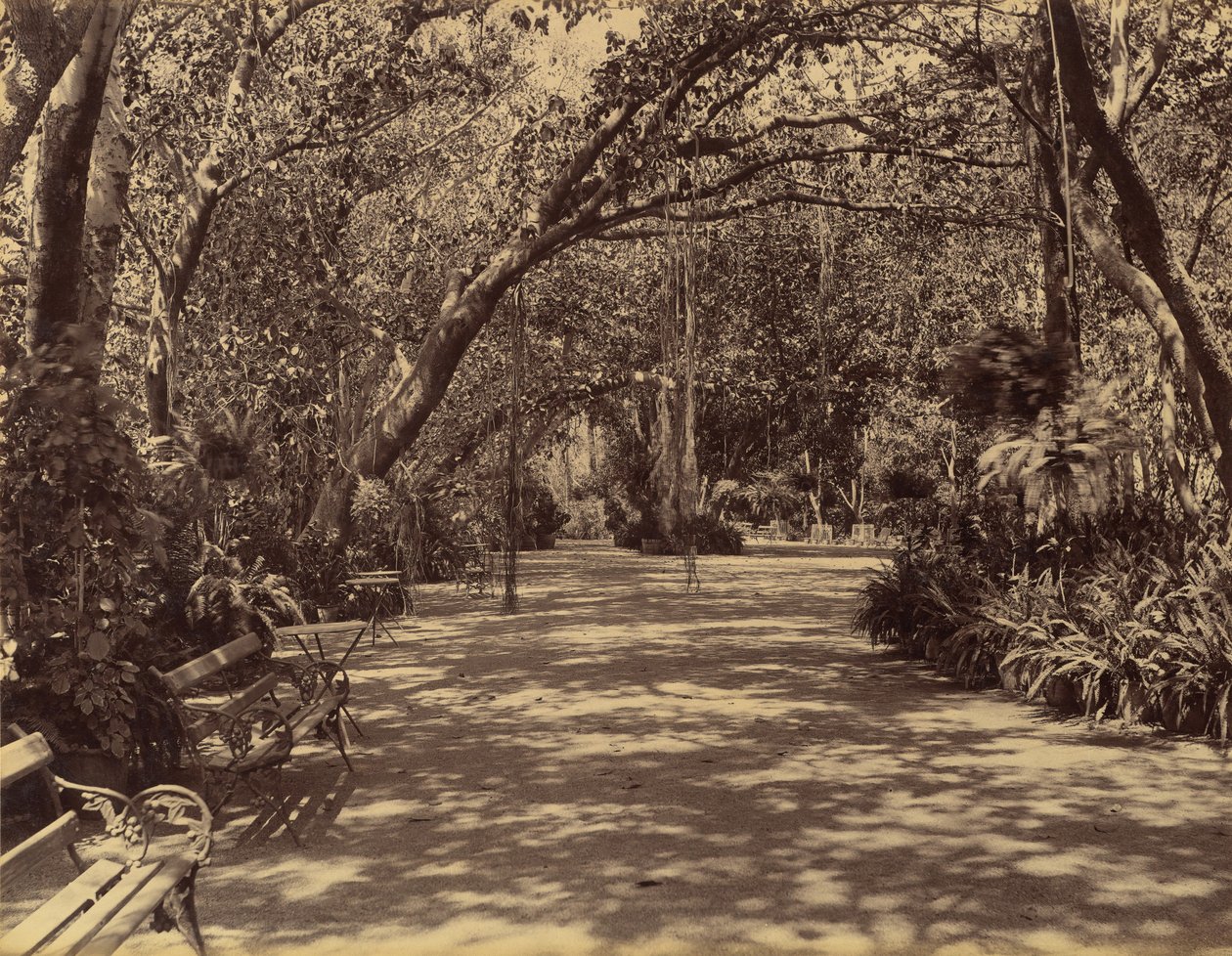 Giardino del Palazzo Sookh-Vilas da Lala Deen Dayal