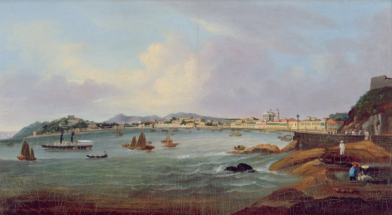Porto di Macao, Cina da Lam Qua (attr. to)
