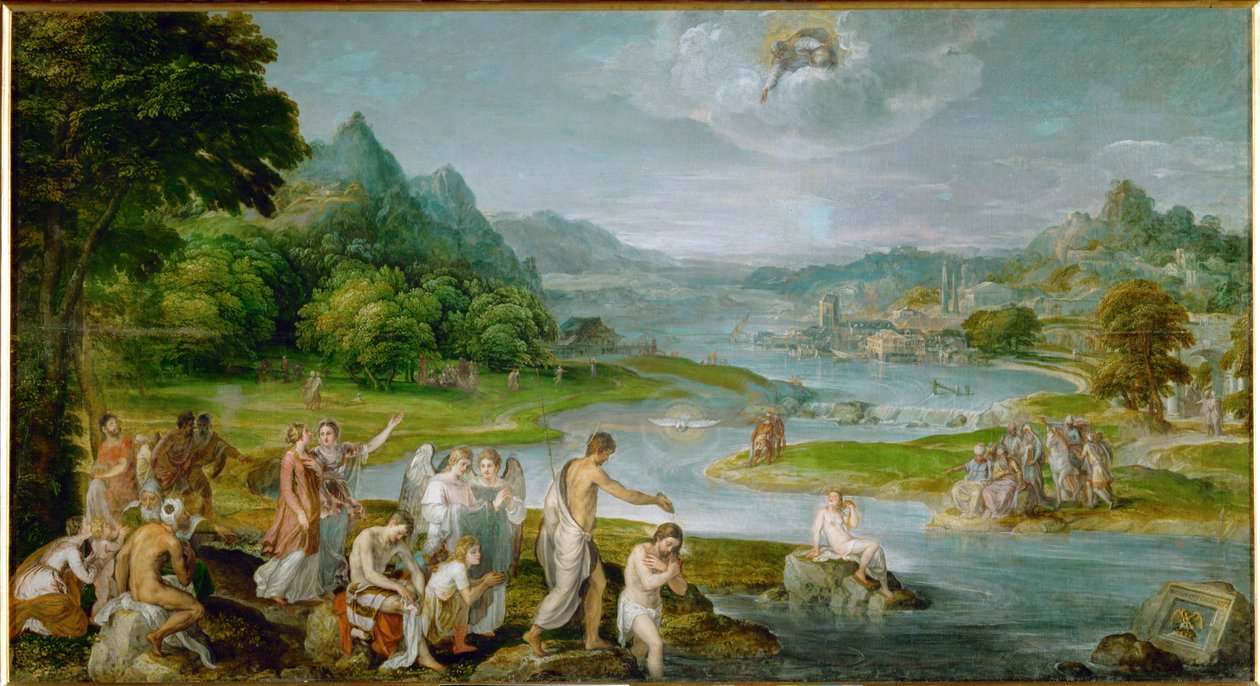 Il Battesimo di Cristo da Lambert Sustris