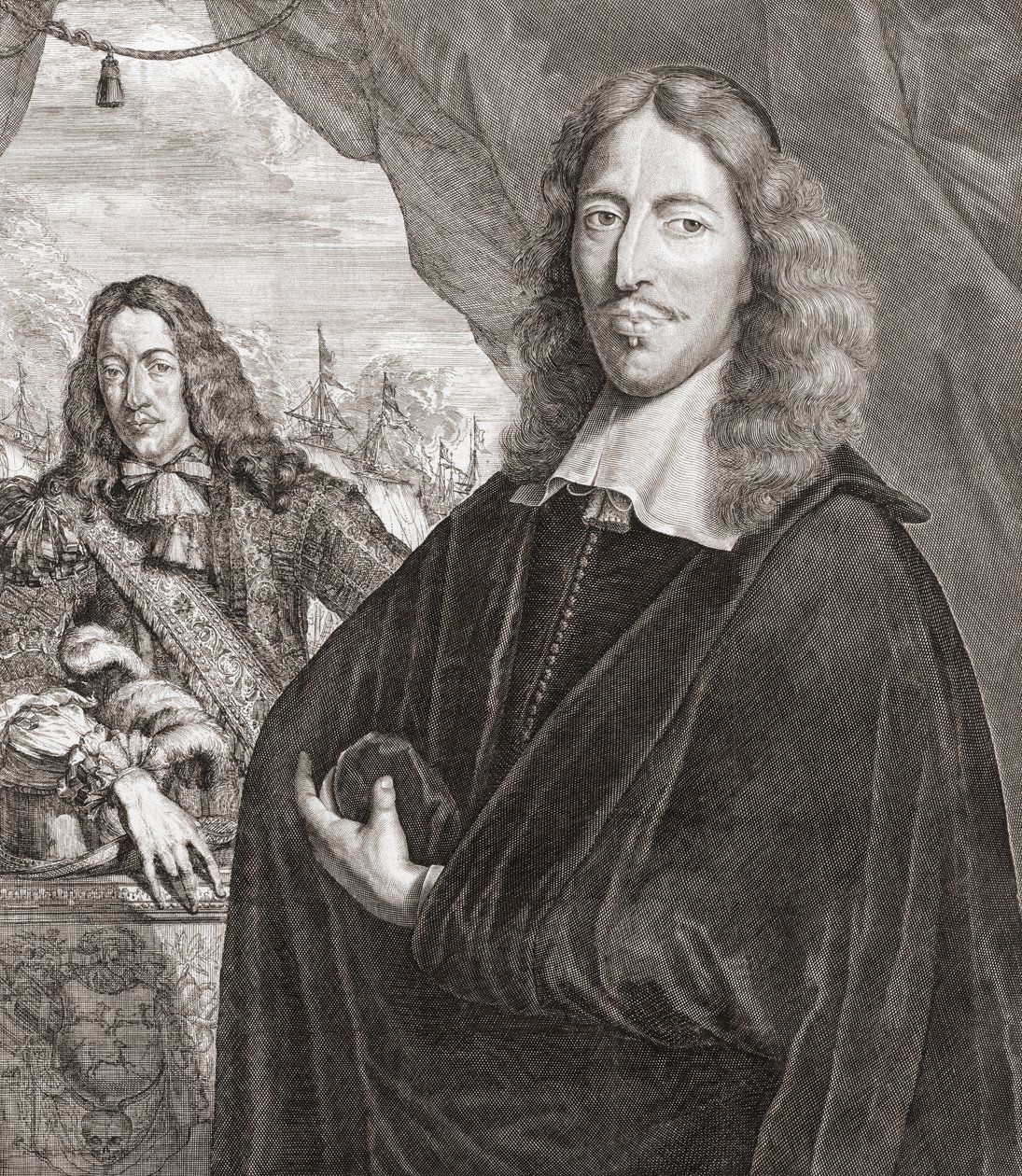 Johan de Witt alias Jan de Witt (a destra) e suo fratello Cornelis de Witt da Lambert de Visscher
