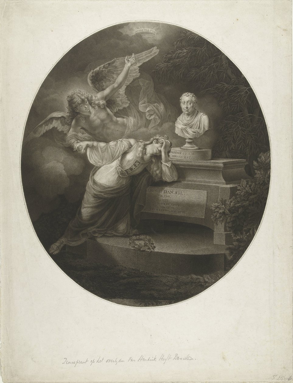 Memorieprent per Hendrik Hooft Daniëlsz. da Lambertus Antonius Claessens