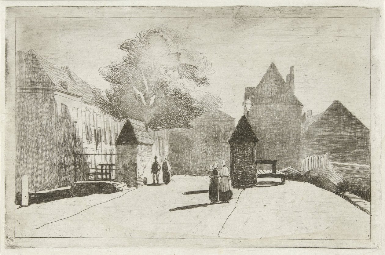 Veduta della città da Lambertus  Hardenberg