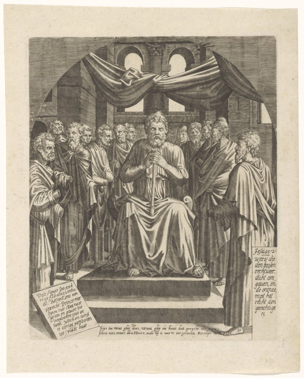 Il Giusto Sovrano (Allegoria del Buon Governo) da Lambertus Suavius