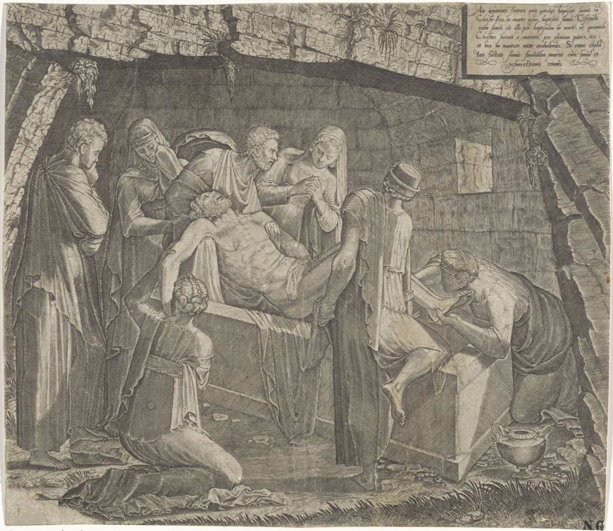 Deposizione di Cristo da Lambertus Suavius