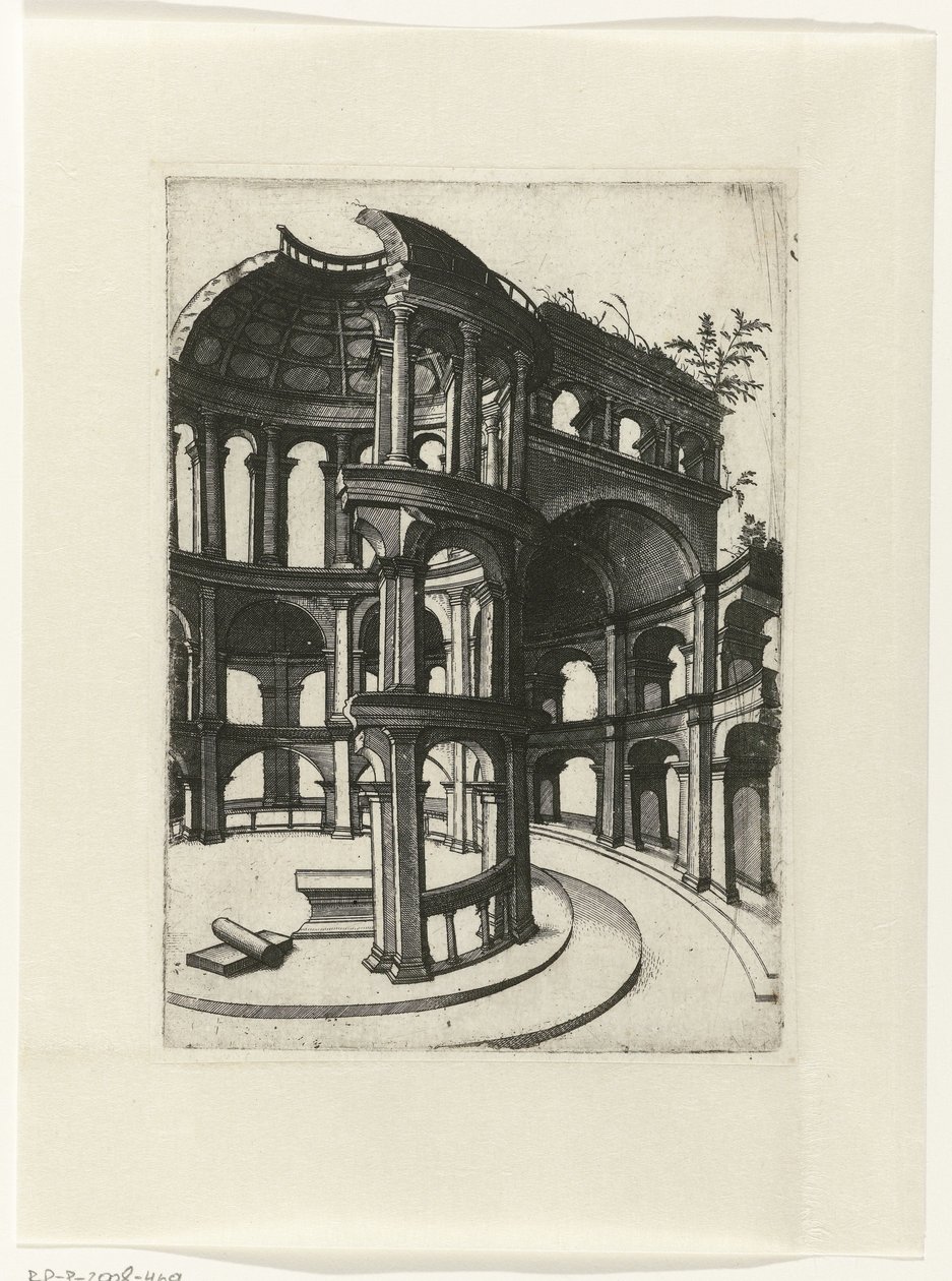 Rovina con archi e cupola da Lambertus Suavius