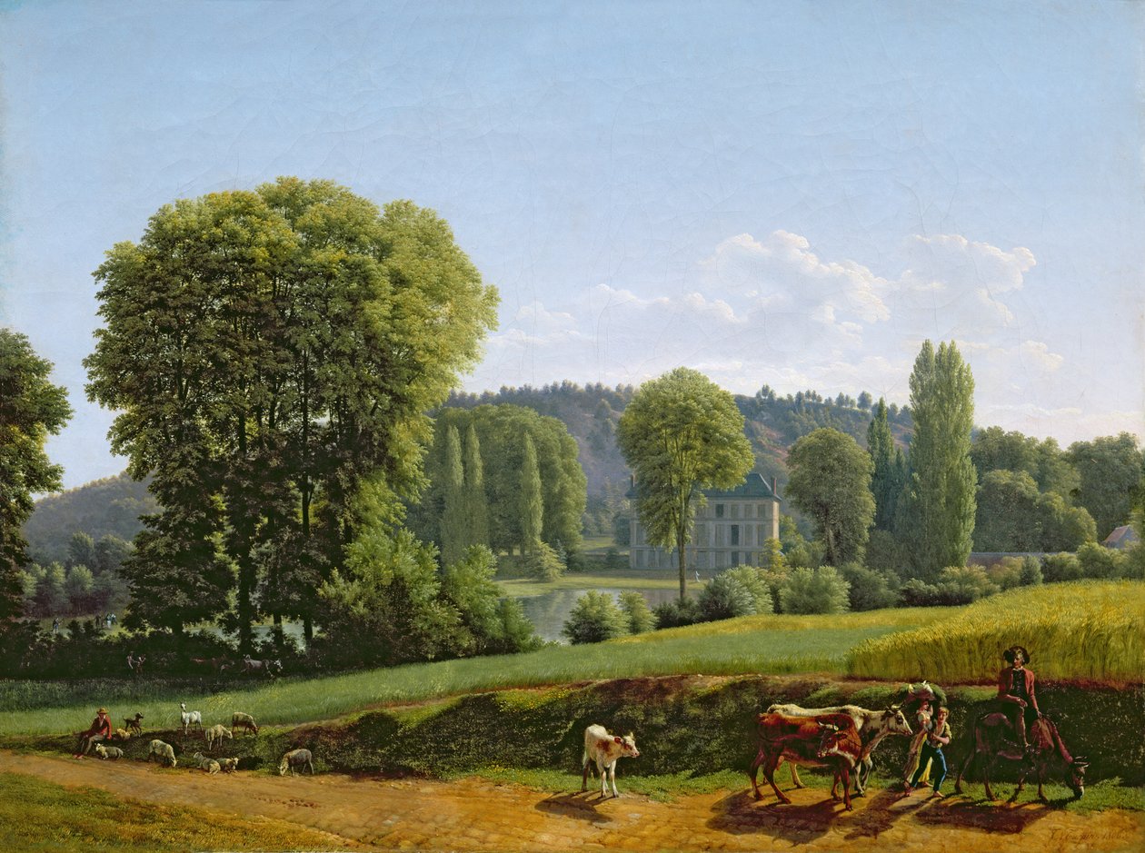 Paesaggio con animali da Lancelot Théodore Turpin de Crissé de Crissé