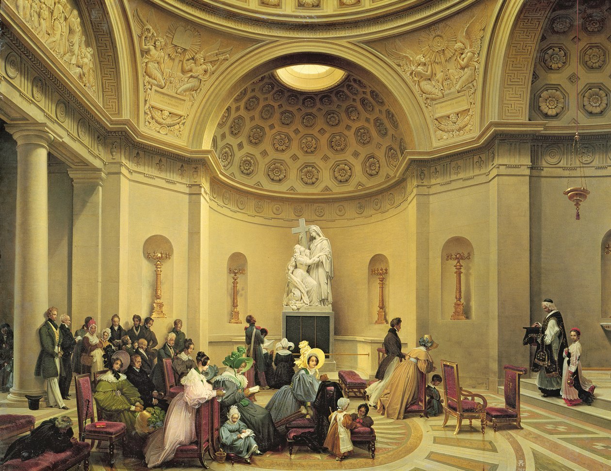 Messa nella Cappella Espiatoria, 1830-48 da Lancelot Théodore Turpin de Crissé de Crissé