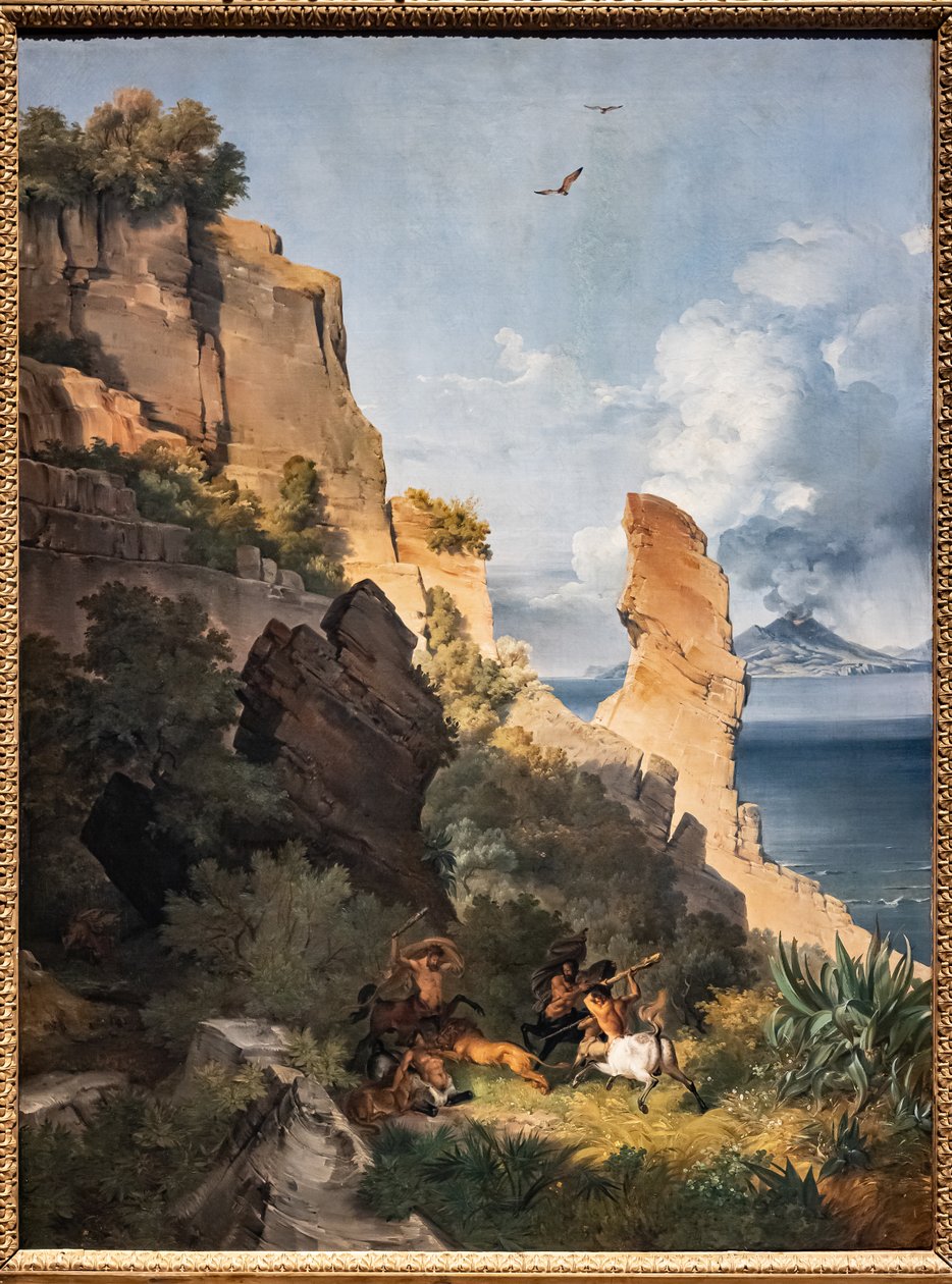 Paesaggio con caccia ai centauri da Lancelot Théodore Turpin de Crissé de Crissé