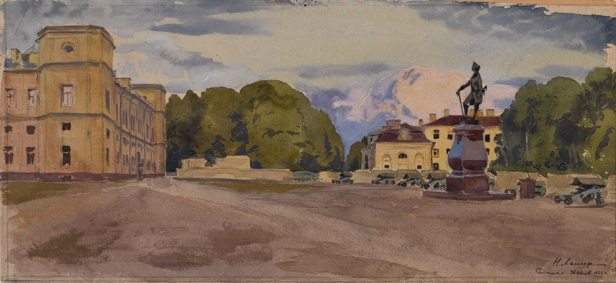 Palazzo di Gatchina, 1924 da Lanceray