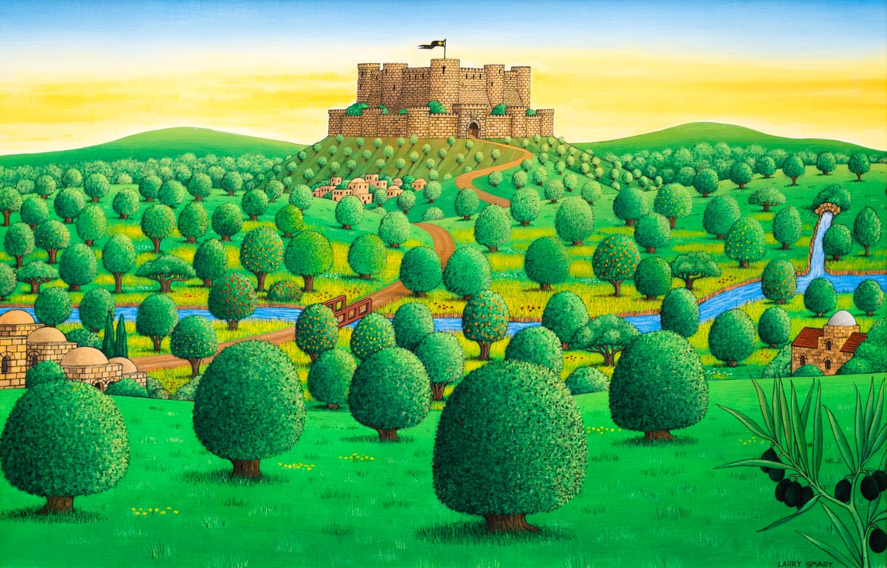 Krak des Chevaliers - Siria, 1999 da Larry Smart