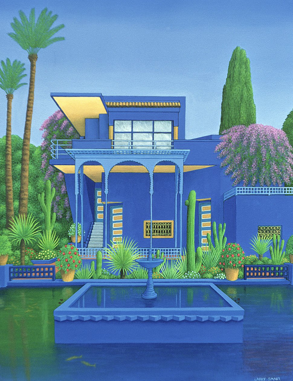 Giardini Majorelle, Marrakech, 1996 da Larry Smart