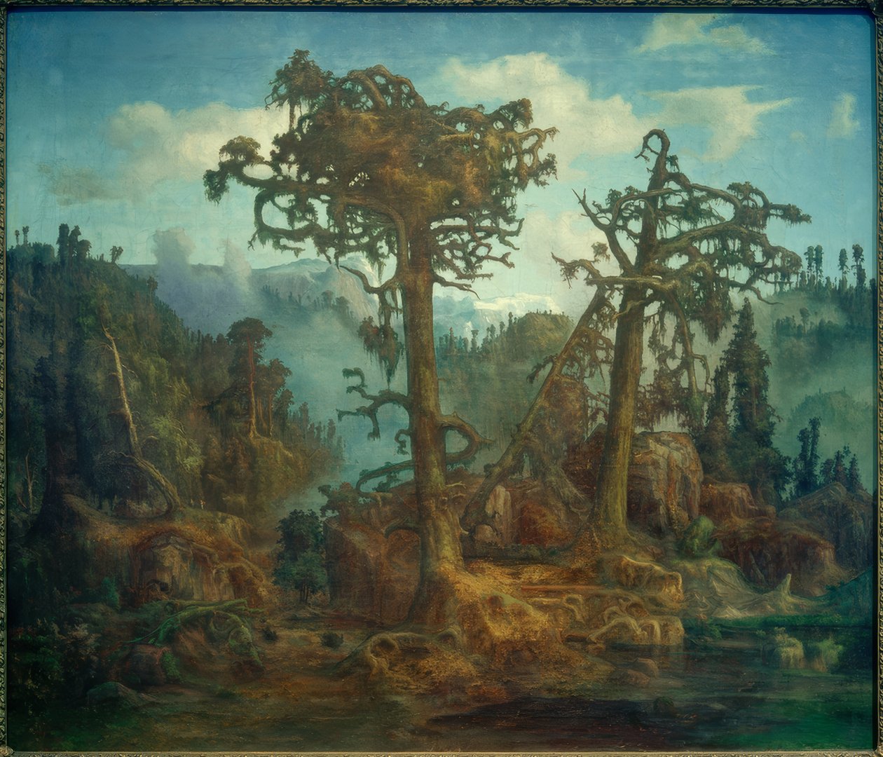 L.Hertervig, Vecchi pini da Lars Hertervig