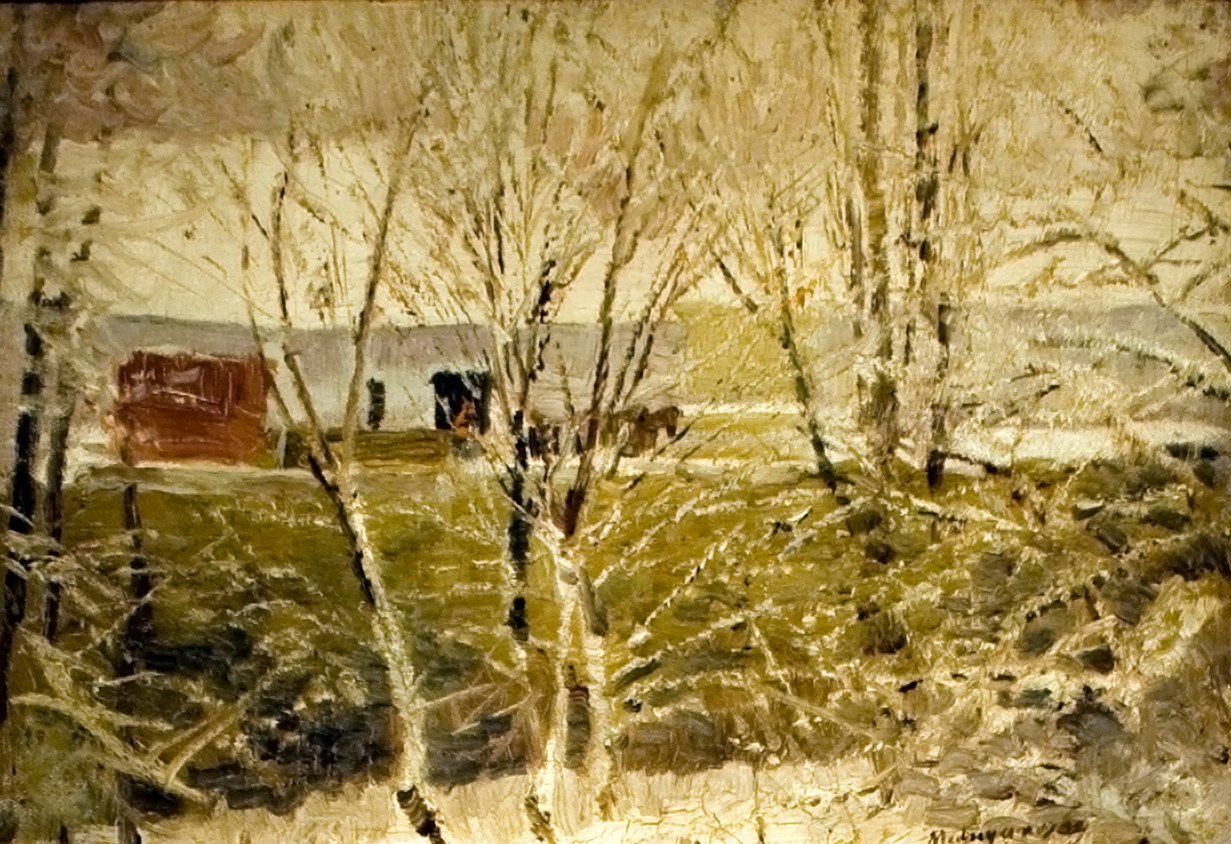 Prima neve da Laszlo Mednyanszky