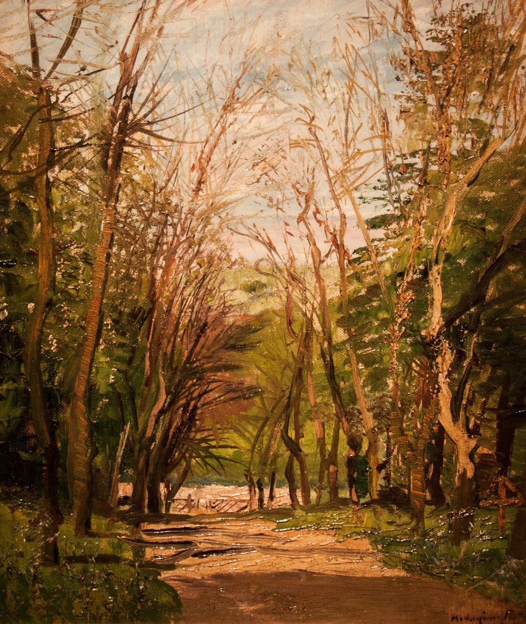 Strada forestale da Laszlo Mednyanszky