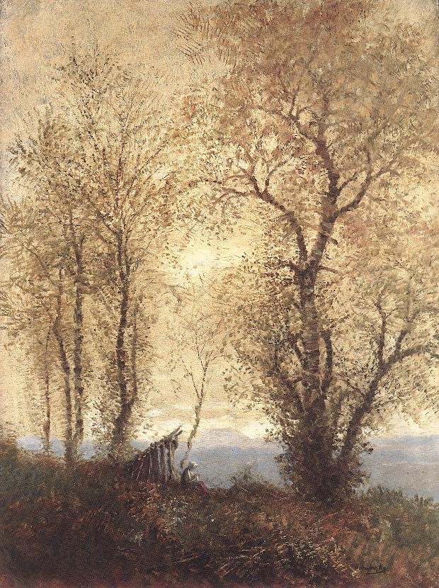 Paesaggio in autunno da Laszlo Mednyanszky